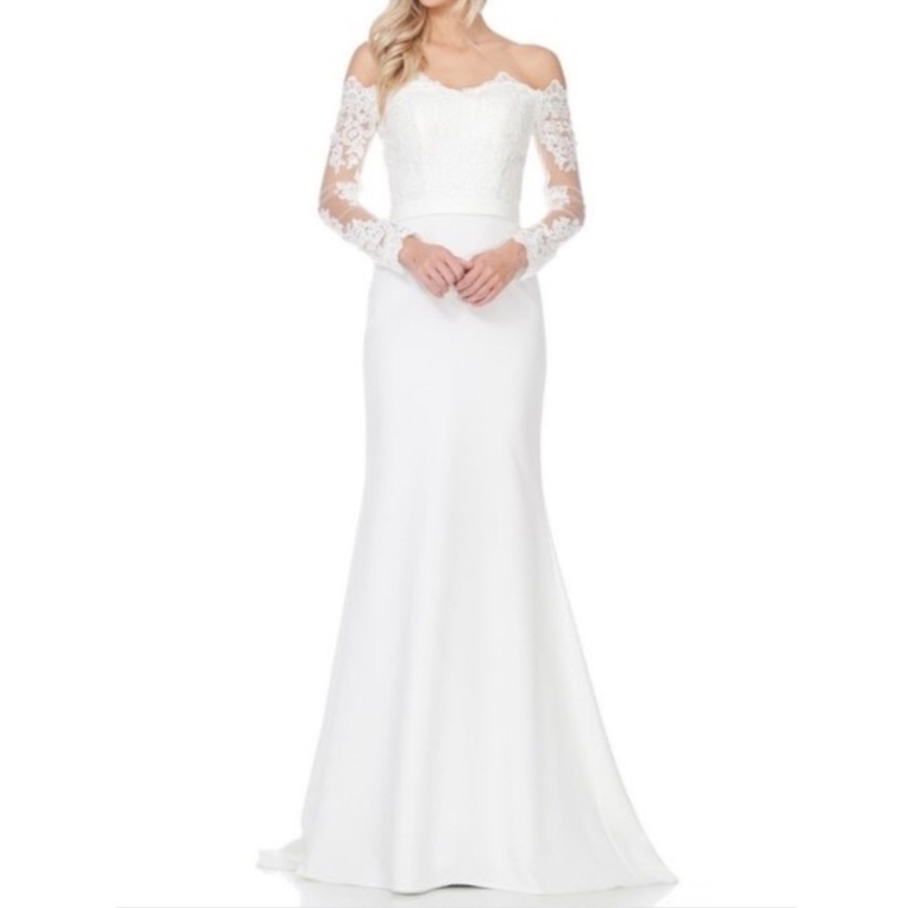 Off-White Elegant wedding dress